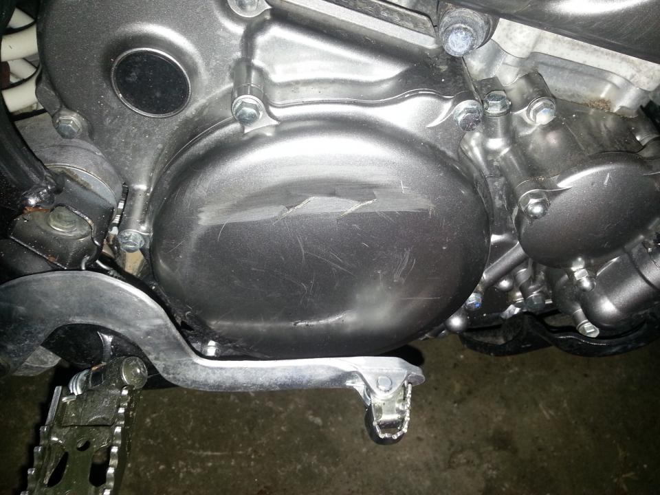 drz clutch cover