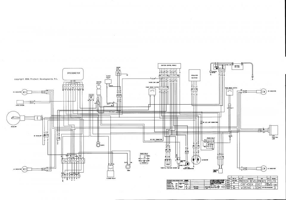 honda crf450r wiring diagram wiring diagram  