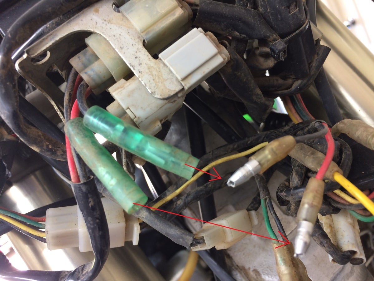 WR450F Headlight Harness connectors WR400F/426F/450F ThumperTalk