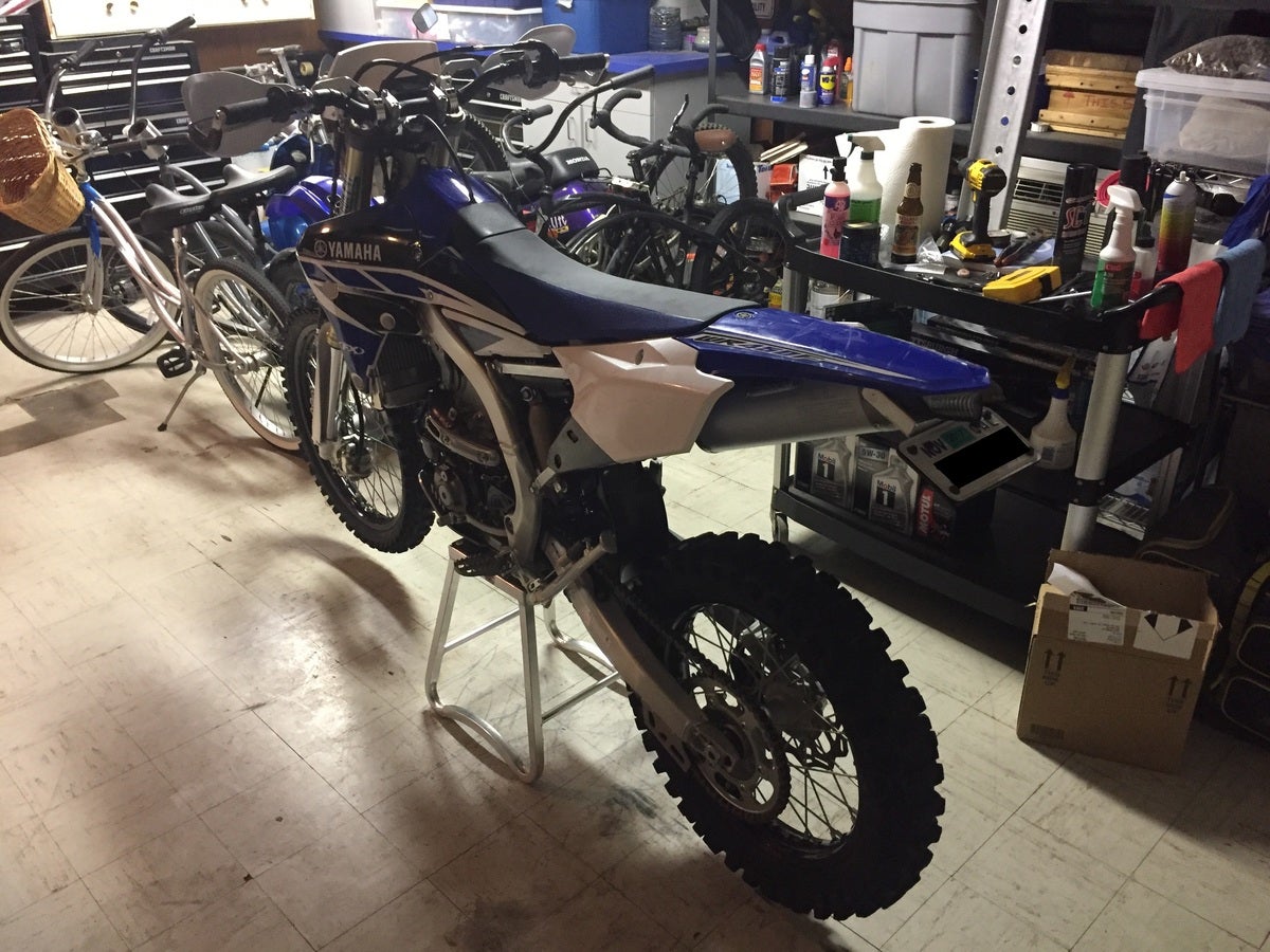 wr450 rear rack