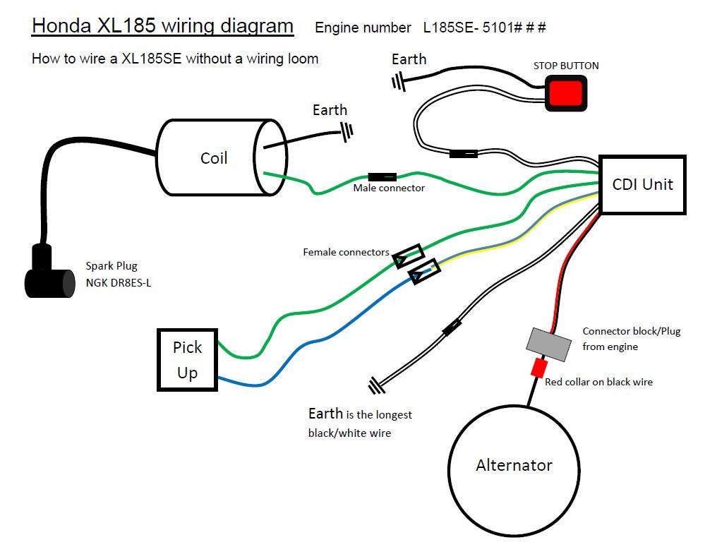 Kill switch button. - XR/CRF80-200 - ThumperTalk 80 ct70 wire diagram 
