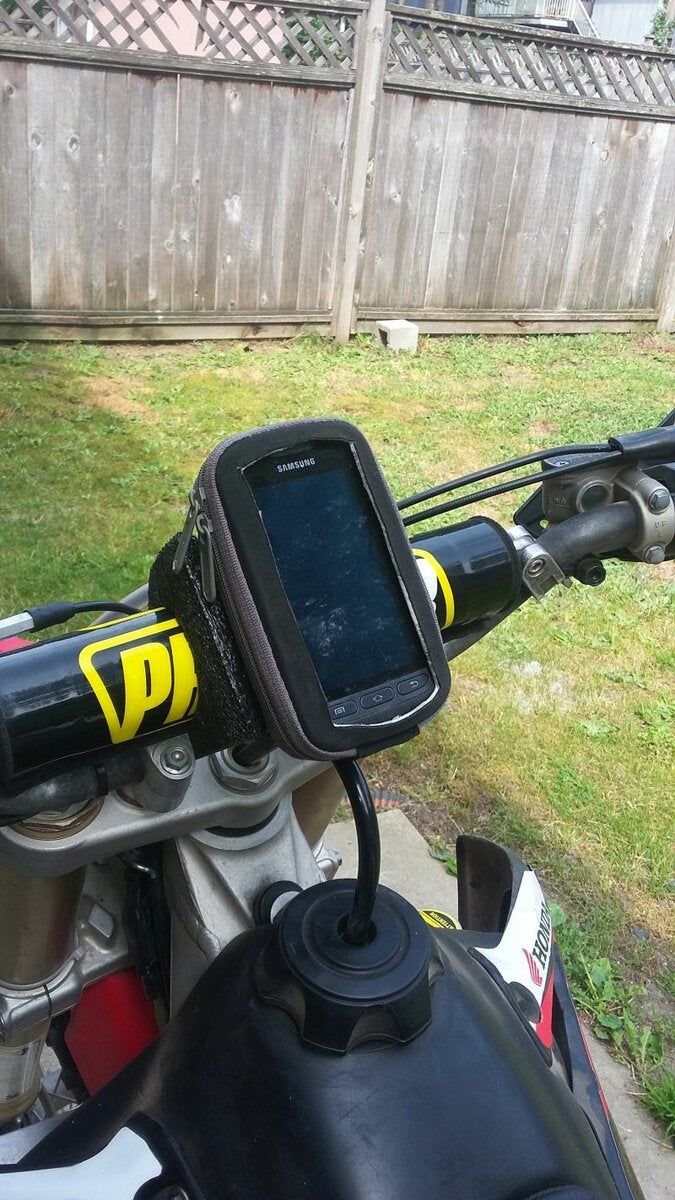 phone holder for dirt bike