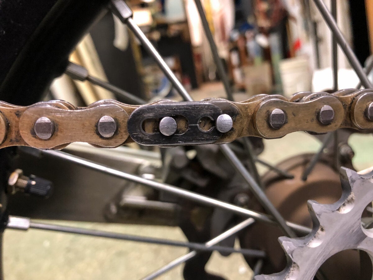 installing bike chain