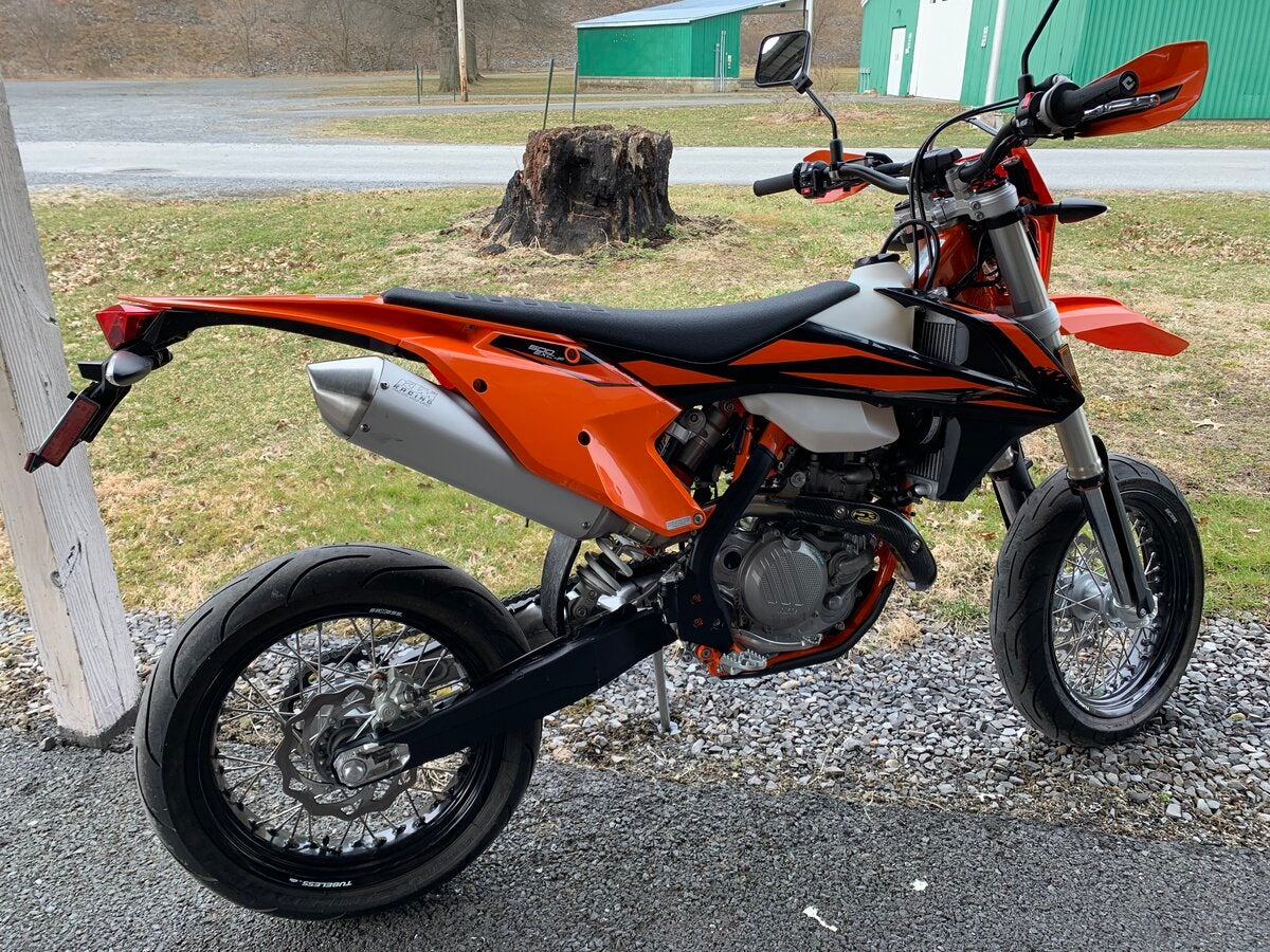 Simple Supermoto Is It Possible 250 530 Exc F Xcf W Xcr W Thumpertalk