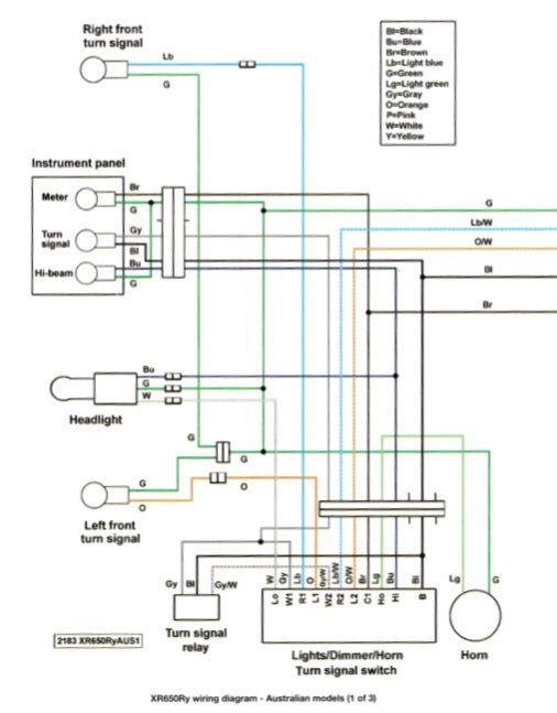 2000 Xr650r Wiring Diagram - Wiring Diagram
