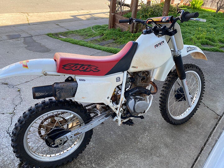New XR200R - Time to give her the once over - XR/CRF80-200 