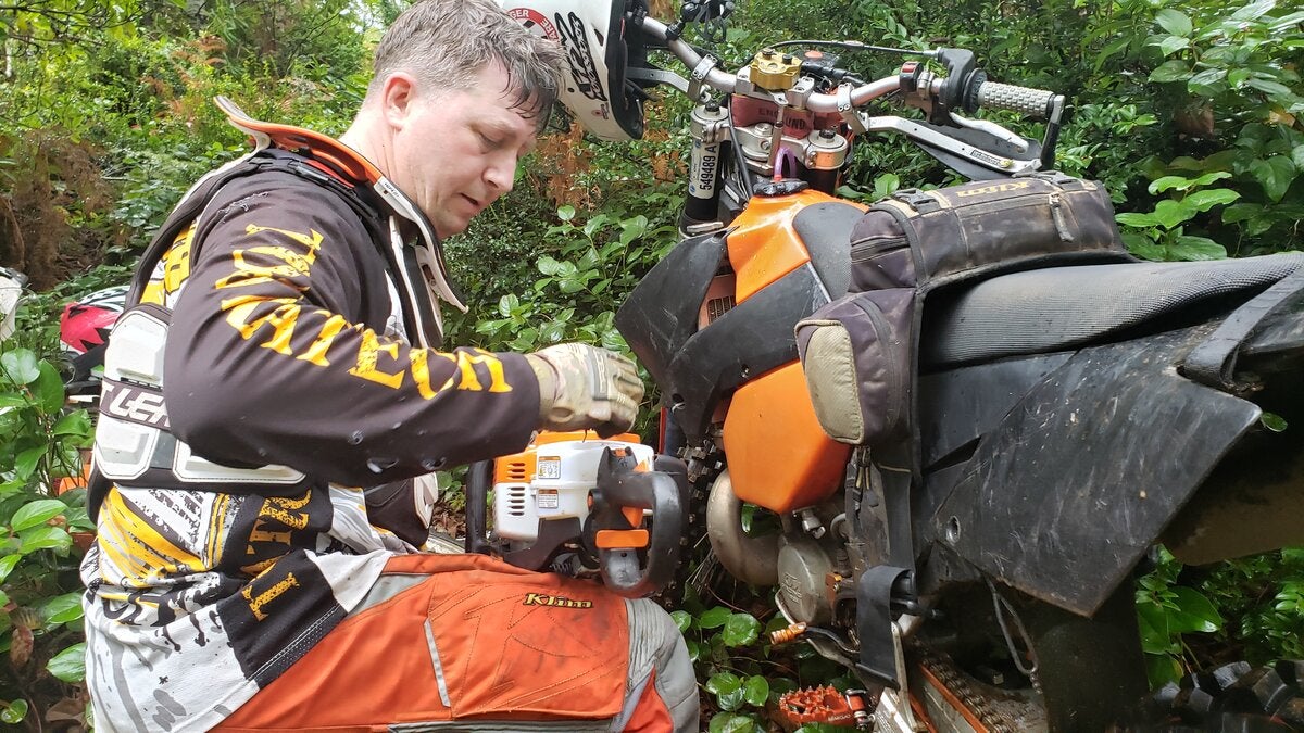 Gas & Electric clippers Trail equipment and how to carry it ThumperTalk