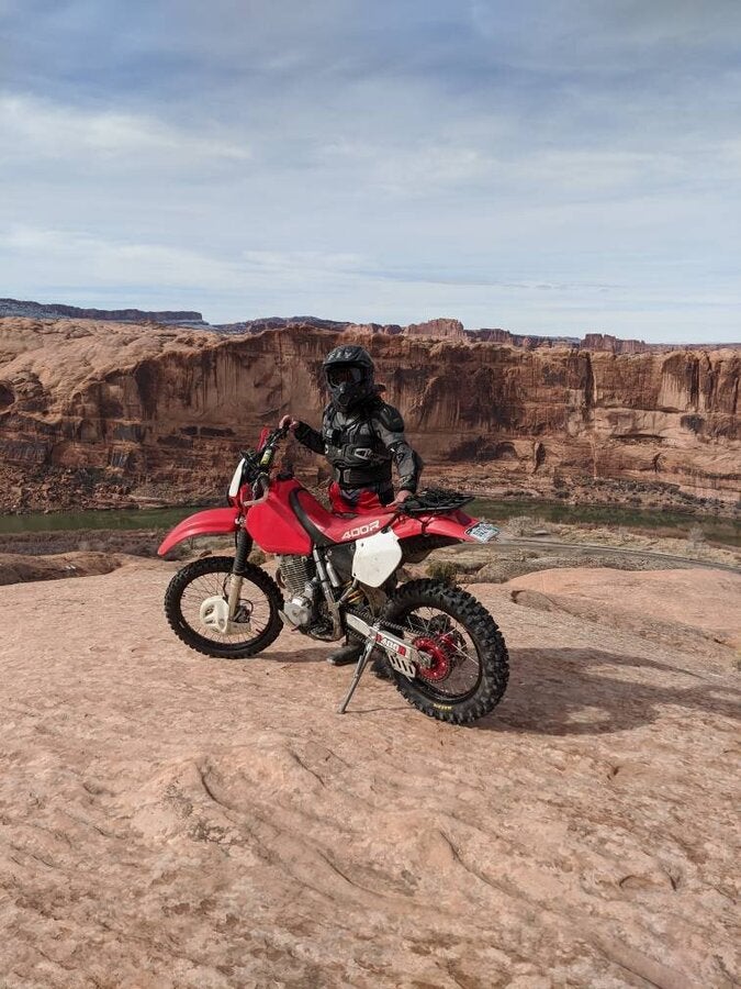 who wants to convert the XR400 to electric start? Page 3 XR250R