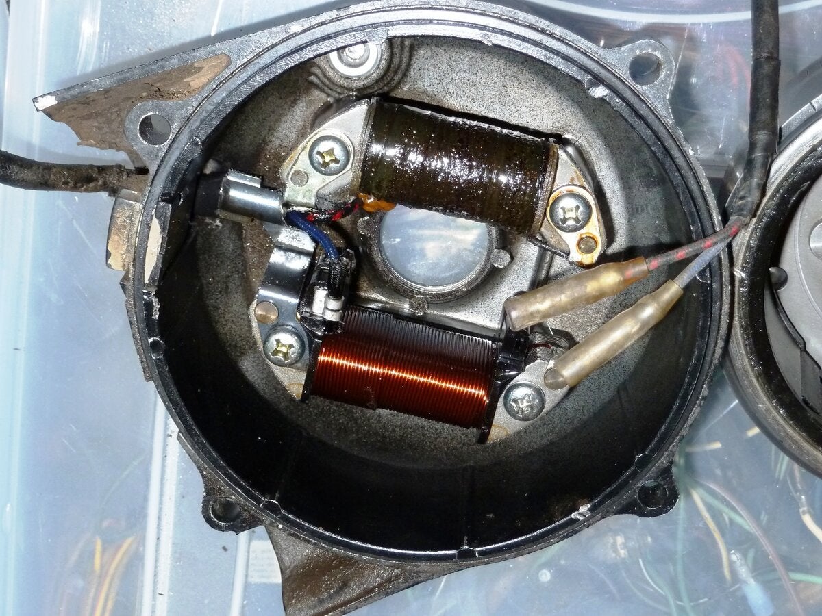 [XR200] Honda XL200R stator into a stock XL185 electrical system.. - XR