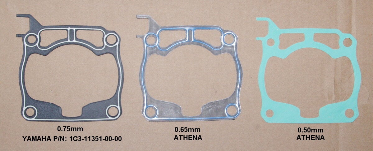 YZ125 base gasket thickness - Yamaha 2 Stroke - ThumperTalk