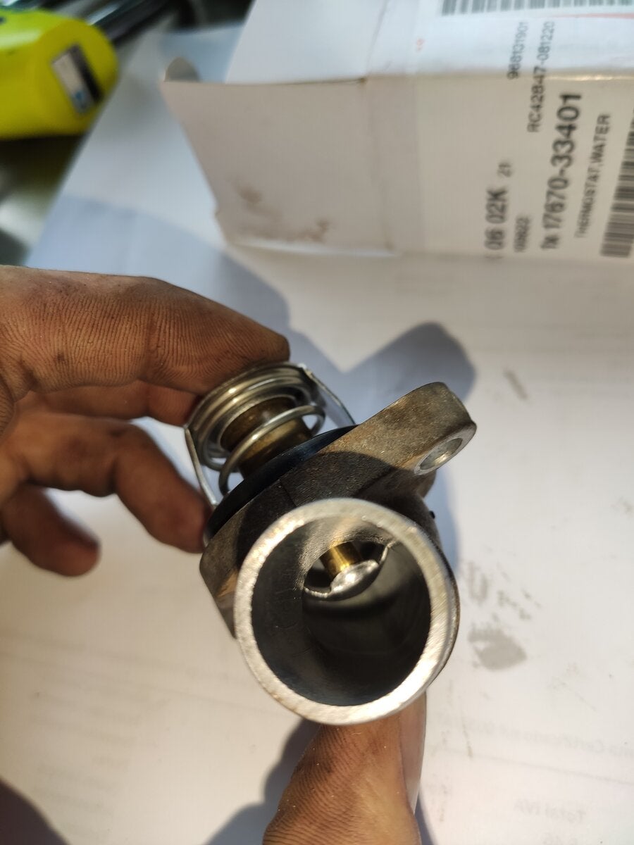 DRZ400E Thermostat mod DRZ400/E/S/SM ThumperTalk