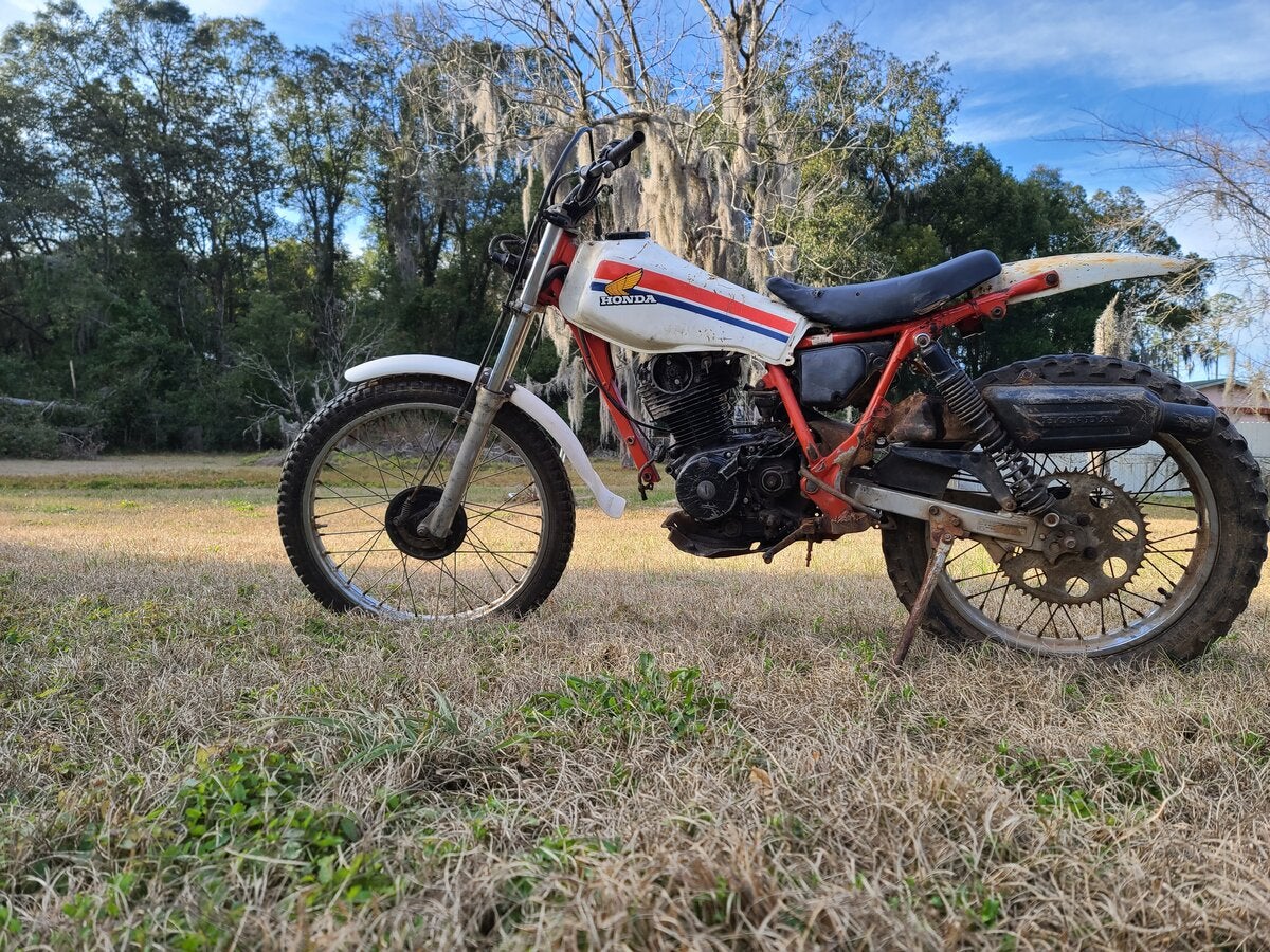 1986 honda trials bike