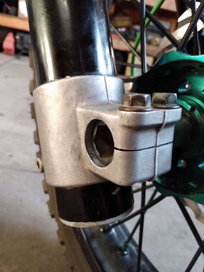 Front wheel not centered DRZ400/E/S/SM ThumperTalk