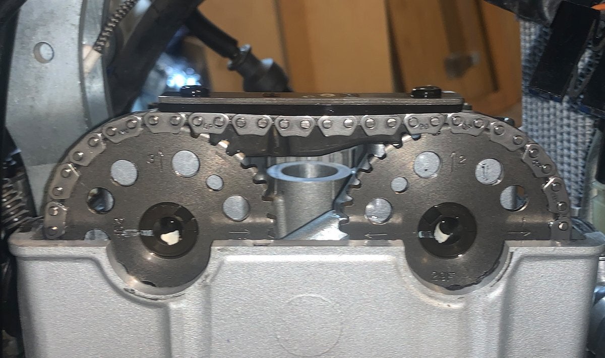DRZ Timing Is this close enough or is my cam chain stretched? DRZ400/E/S/SM ThumperTalk