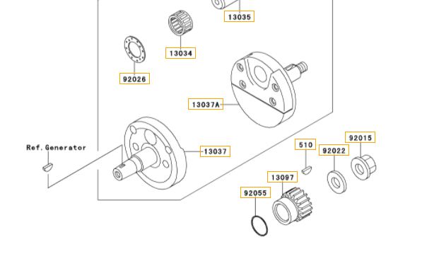 '01 KX 125 Oil Seal - Kawasaki 2 Stroke - ThumperTalk